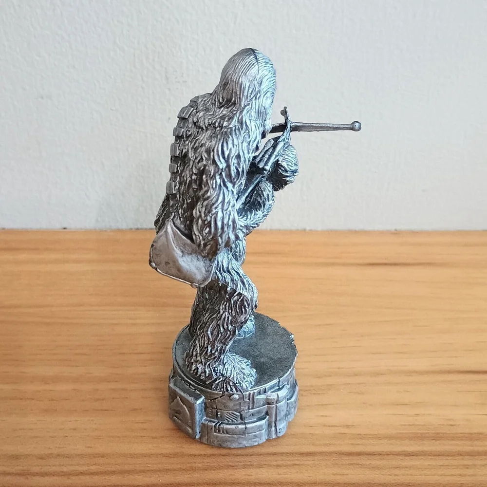 2005 Star Wars Saga Edition Chess Chewbacca Silver Replacement Figure